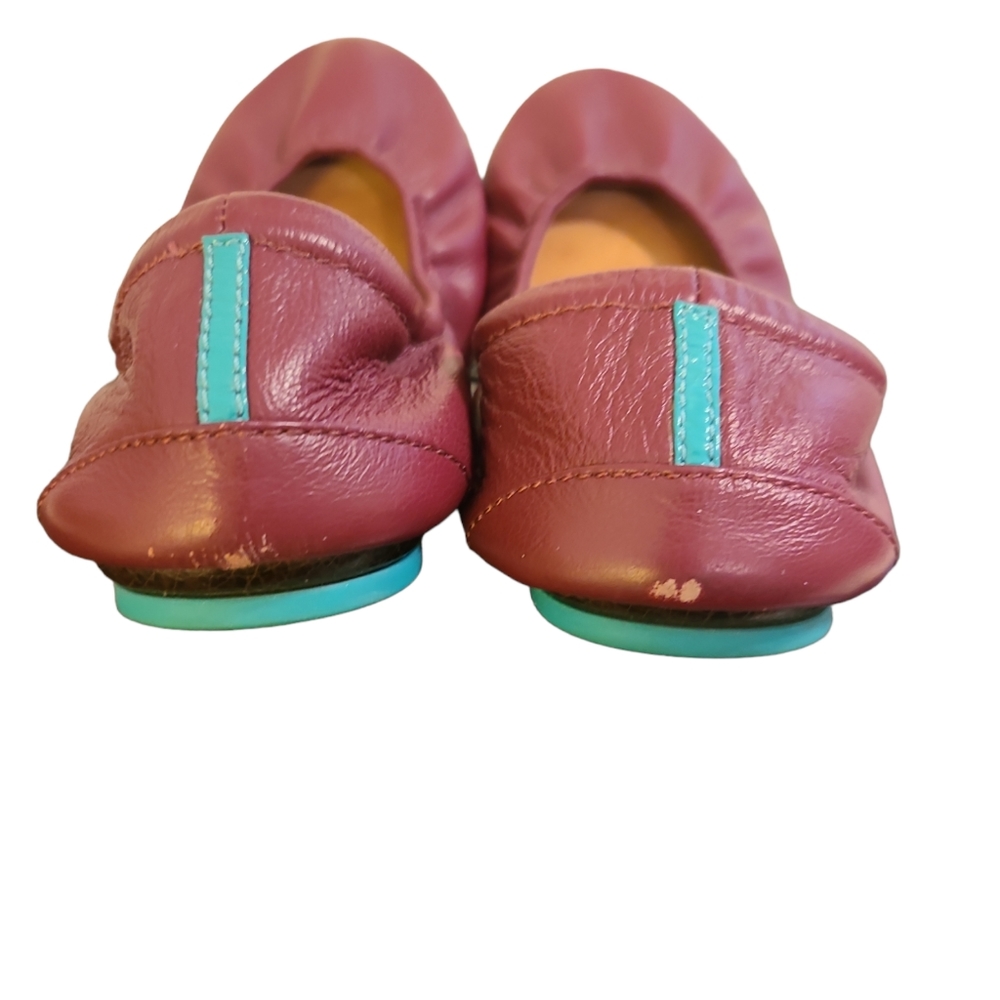 Tieks EUC Burgundy foldable leather ballet flats - Picture 7 of 13